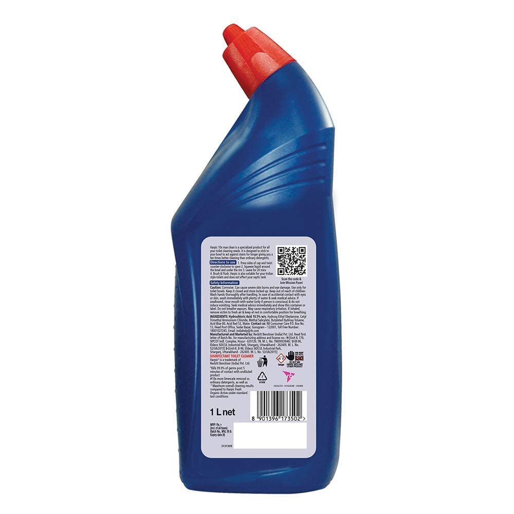 Powerful Cleanliness, Double the Impact: Harpic 1 Litre (Pack of 2)