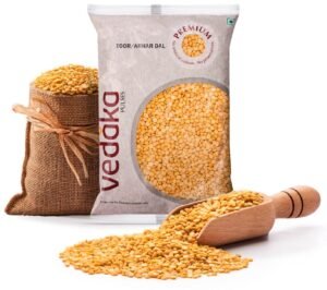 Arhar Dal, 1kg Pack - Premium Quality, Protein-Rich, No Cholesterol