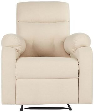 Seater Fabric Recliner (Beige)