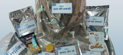 Premium Havan Samagri Kit with Aam Ki Lakdi, Navgrah Wood, Cow Ghee, Ganga Jal & 20+ Ritual Essentials - Image 9