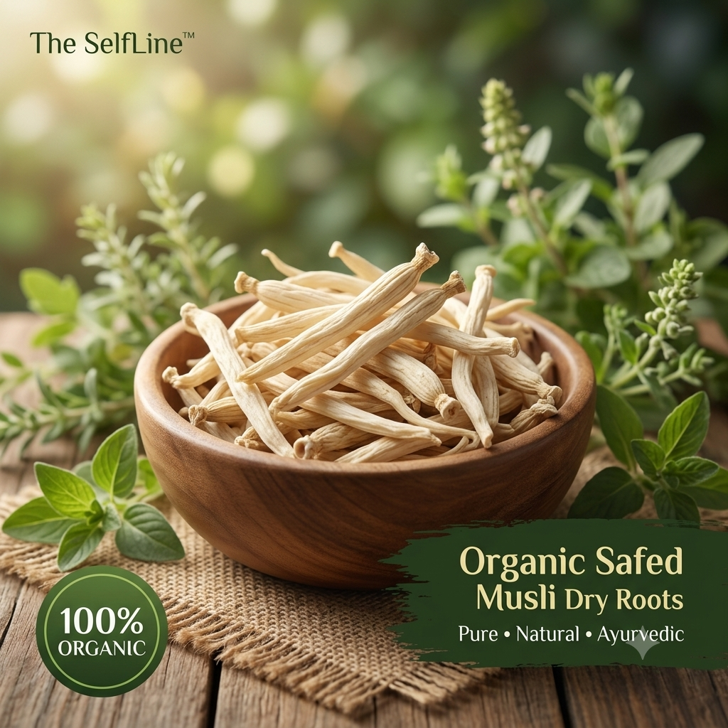 organic safed musli dry roots 100g selfline3 organic safed musli dry roots 100g selfline3